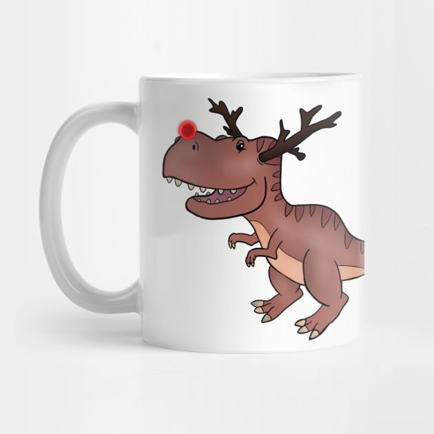 T-rex reindeer by drew.art